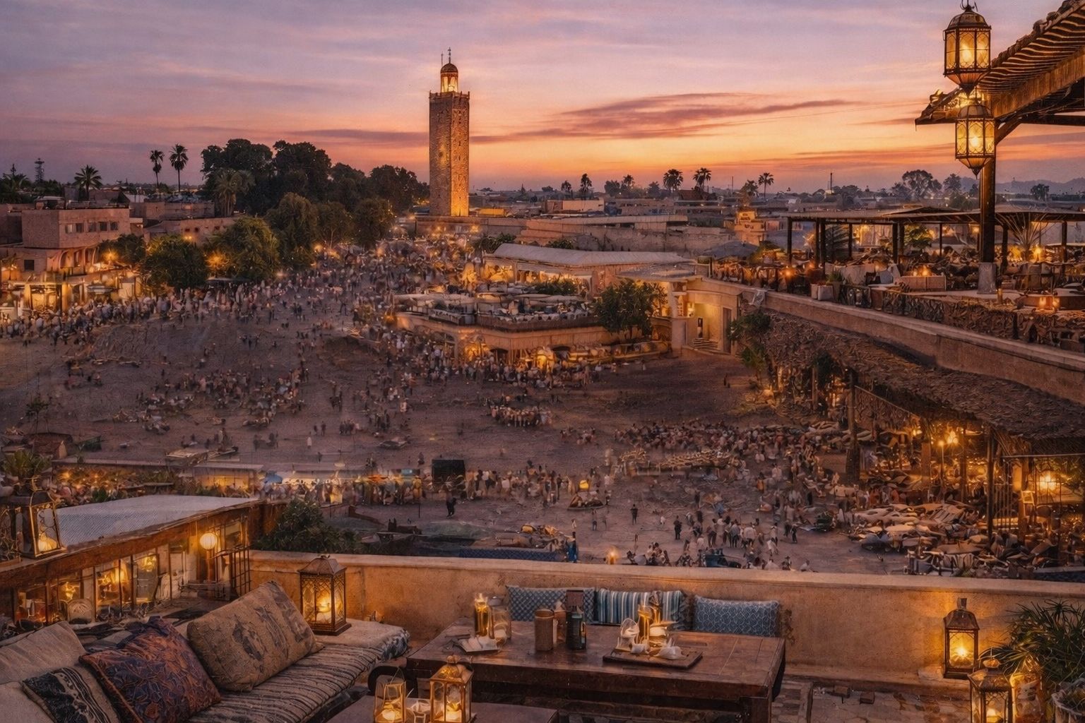 PACK FIN DE SEMANA ESTANDAR  "TODO INCLUIDO" 3 días / 2 noches Marrakech Experience: Precio 299€ 🔒Reserva tu plaza con una señal de 90€ y paga el resto el día del viaje