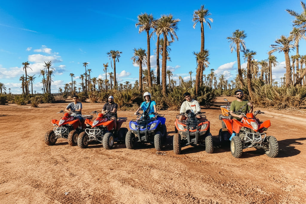 🏍️🌴 Ruta de 2 horas de Quads por el palmeral + pausa de té: (Actividad de medio día) Precio total 28€ por persona 🔒Reserva tu plaza con una señal de 10€ y paga el resto el día de la excursión